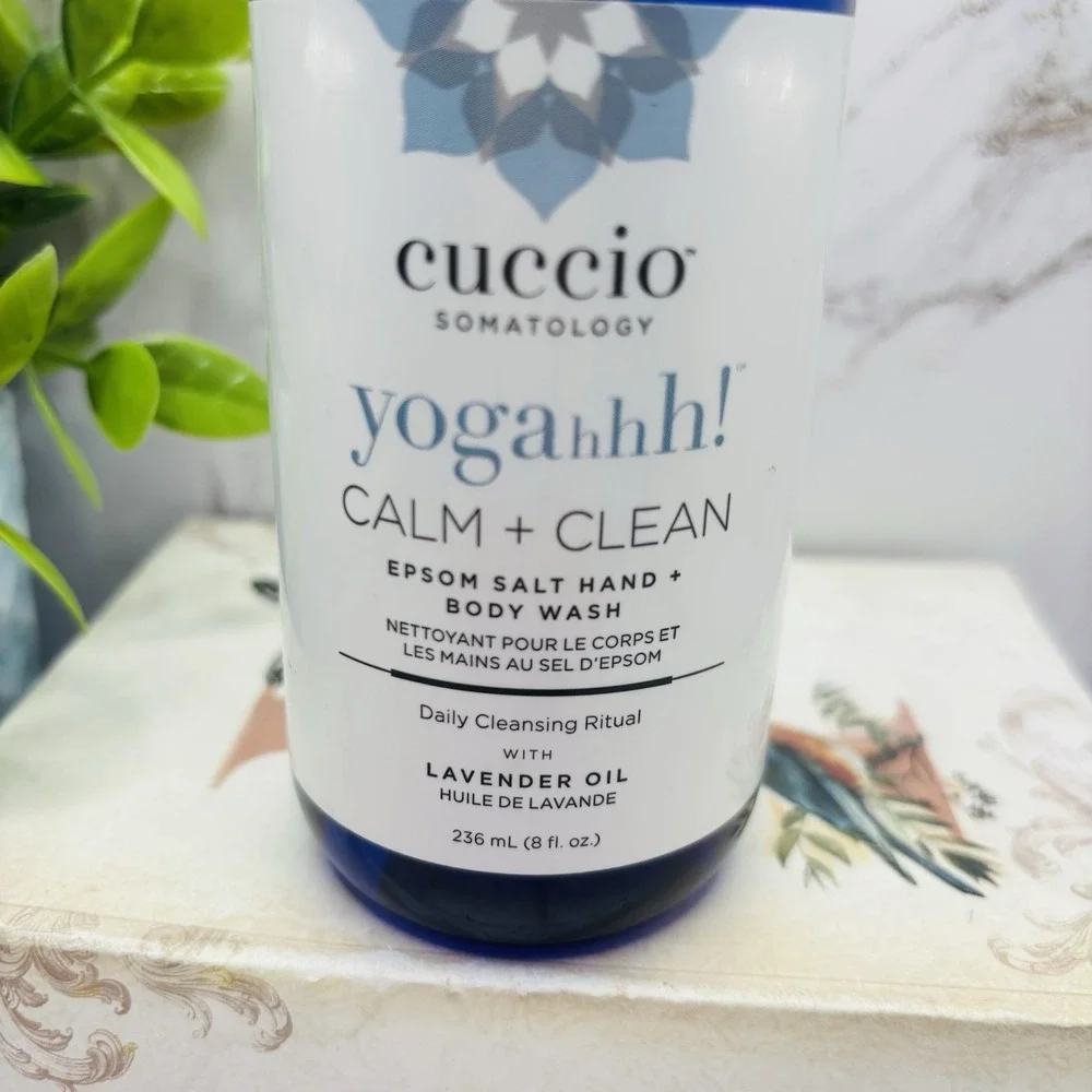 Cuccio Somatology Yogahhh Calm Clean Epsom Salt Hand &‎ Body Wash 8 oz